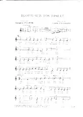 scarica la spartito per fisarmonica Blotti sur ton épaule (Tango) in formato PDF