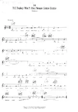 scarica la spartito per fisarmonica Bill Bailey won't you please come home (Dixie) in formato PDF