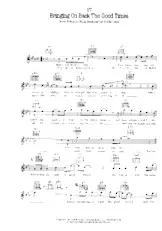 scarica la spartito per fisarmonica Bringing on back the good times (Interprètes : Love Affair) (Medium Swing) in formato PDF