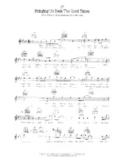 descargar la partitura para acordeón Bringing on back the good times (Interprètes : Love Affair) (Medium Swing) en formato PDF