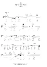 scarica la spartito per fisarmonica Joy to the world (Chant de Noël Américain) in formato PDF