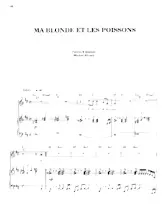 download the accordion score Ma blonde et les poissons in PDF format