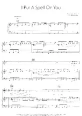 télécharger la partition d'accordéon I put a spell on you (Chant : Bryan Ferry) au format PDF