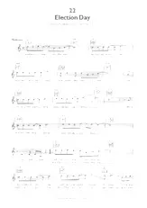 télécharger la partition d'accordéon Election day (Interprètes : Duran Duran) (Disco Rock) au format PDF