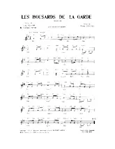 télécharger la partition d'accordéon Les housards de la garde (Marche) au format PDF