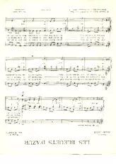 télécharger la partition d'accordéon Les bleuets d'azur (Chant : Marcel Amont / Edith Piaf) (Valse Lente) au format PDF