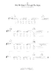 descargar la partitura para acordeón Help me make it through the night (Country Swing) en formato PDF
