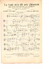 download the accordion score Le vent m'a dit une chanson (Der Wind hat mir ein Lied erzahlt) (Du Film : La Habanera) (Chant : Zarah Leander) (Tango) in PDF format