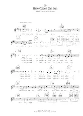 télécharger la partition d'accordéon Here comes the sun (Interprètes : The Beatles) (Disco rock) au format PDF