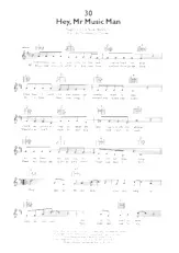 télécharger la partition d'accordéon Hey Mr Music Man (Interprètes : Peters & Lee) (Schlager Marche) au format PDF
