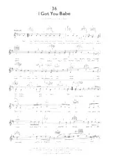 télécharger la partition d'accordéon I got you babe (Interprètes : Sonny & Cher) (Slow Rock) au format PDF