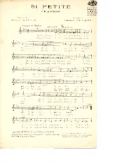 descargar la partitura para acordeón Si petite (Chant : Lucienne Boyer) (Valse) en formato PDF