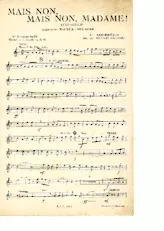 télécharger la partition d'accordéon Mais non Mais non Madame (Arrangement : Francis Salabert) (Chant : Maurice Chevalier) (Partie : Trompette Sib) au format PDF