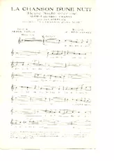 télécharger la partition d'accordéon La chanson d'une nuit (Heute Nacht oder nie) (Chant : Jan Kiepura) (Slow Fox Trot) au format PDF