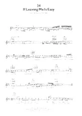 télécharger la partition d'accordéon If leaving me is easy (Slow) au format PDF