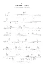 télécharger la partition d'accordéon Into the groove (Interprète : Madonna) (Disco Rock) au format PDF