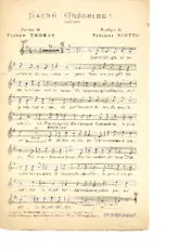 scarica la spartito per fisarmonica Sacré Grégoire (Chant : Georgel) in formato PDF