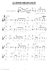 descargar la partitura para acordeón Le grand Amour existe (Boléro Chanté) en formato PDF