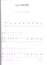 download the accordion score La haine in PDF format