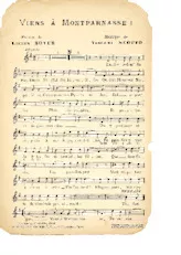 télécharger la partition d'accordéon Viens à Montparnasse (Chant : Perchicot) au format PDF