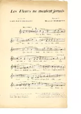 download the accordion score Les fleurs ne mentent jamais (Chant : Yvonne Guillet) in PDF format