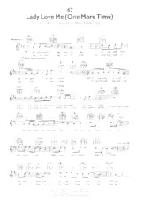 download the accordion score Lady love me (One more time) (Interprète : George Benson) (Soul Reggae) in PDF format