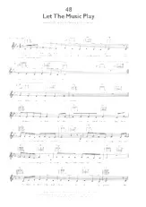 scarica la spartito per fisarmonica Let the music play (Interprète : Shannon) (Disco Funk) in formato PDF