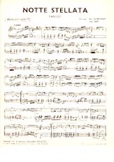 scarica la spartito per fisarmonica Notte Stellata (Tango) in formato PDF