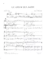 scarica la spartito per fisarmonica Le coeur qui jazze (Chant : France Gall) (Pop) in formato PDF