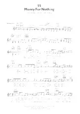 télécharger la partition d'accordéon Money for nothing (Chant : Dire Straits) (Medium Rock) au format PDF