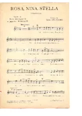 scarica la spartito per fisarmonica Rosa Nina Stella (Du Film : Les aventures de Casanova) (Chant : Georges Guétary) (Sérénade) in formato PDF