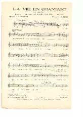 download the accordion score La vie en chantant (Du Film :  Je n'aime que toi) (Chant : Luis Mariano) (Fox) in PDF format