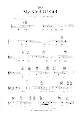 scarica la spartito per fisarmonica My kind of girl (Chant : Frank Sinatra) (Slow Fox) in formato PDF
