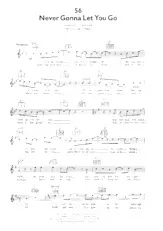 télécharger la partition d'accordéon Never gonna let you go (Chant : Dionne Warwick) (Slow) au format PDF