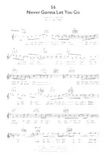 download the accordion score Never gonna let you go (Chant : Dionne Warwick) (Slow) in PDF format