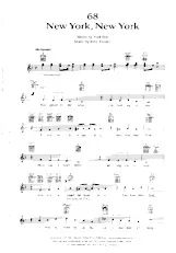 télécharger la partition d'accordéon New York New York (Chant : Frank Sinatra) (Slow Fox) au format PDF