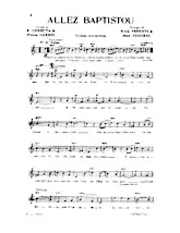 scarica la spartito per fisarmonica Allez Baptistou (Valse) in formato PDF