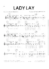 descargar la partitura para acordeón Lady Lay en formato PDF