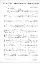 scarica la spartito per fisarmonica Les Demoiselles de Robinson (Valse) in formato PDF