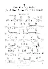 download the accordion score One for my baby (And one more for the Road) (Chant : Frank Sinatra) (Slow Blues) in PDF format