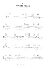 télécharger la partition d'accordéon Private Dancer (Chant : Tina Turner) (Disco Rock) au format PDF