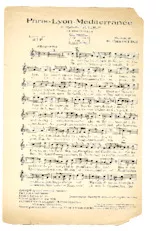 scarica la spartito per fisarmonica Paris Lyon Méditerranée (Livret de : R I P) (De l'Opérette :  P L M) (Le Contrôleur) in formato PDF