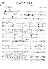 télécharger la partition d'accordéon Farandole (De l'opérette : La course à l'amour) (Chant : Georges Guétary) au format PDF