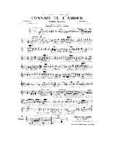 download the accordion score Connais tu l'amour (Rumba Boléro) in PDF format