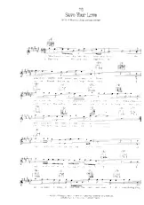télécharger la partition d'accordéon Save your love (Chant : Renée & Renato) (Slow Rock) au format PDF