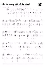 scarica la spartito per fisarmonica On the sunny side of the street (Arrangement : Alexander Jekic) (Accordéon) in formato PDF