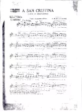 scarica la spartito per fisarmonica A San Cristina (Love in Portofino) (Boléro) in formato PDF