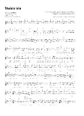télécharger la partition d'accordéon Shalala lala (Chant : Vengaboys) (Disco Pop) au format PDF