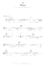 télécharger la partition d'accordéon Shout (Chant : The Isley Brothers) (Rock and Roll) au format PDF