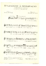 scarica la spartito per fisarmonica D'Ajaccio à Bonifacio (Chant : Tino Rossi) (Barcarolle Corse) in formato PDF